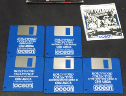 Amiga 500, Hollywood Collection, Ghostbusters II, Batman, Robocop, Indiana jones The Last Crusade