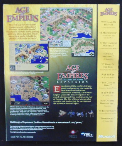 PC CD ROM Age of Empires God Edition