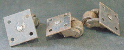 3 Metal Piano Casters