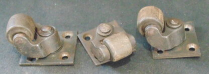 3 Metal Piano Casters