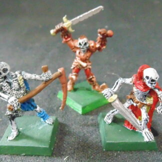 3 metal Skellington figures, DND