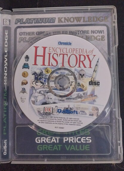 PC, CD-Rom ,Encyclopaedia of History