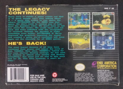 Super Nintendo, Game, Actraiser