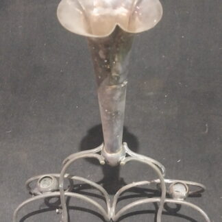 Silver Plated Epergne, Missing 2 flutes