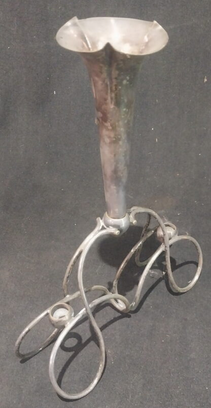 Silver Plated Epergne, Missing 2 flutes