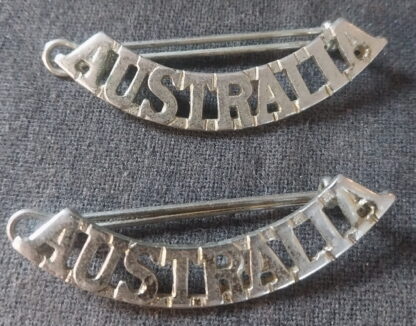 2 Australian Army Service Corps (AASC) – Shoulder Title Pair