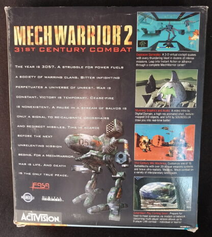 PC, CD-ROM, MechWarrior 2, Activision