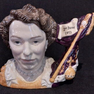 Royal Doulton, Classics, Queen Elizabeth II, Coronation, 2nd June 1953, Toby Jug, #359