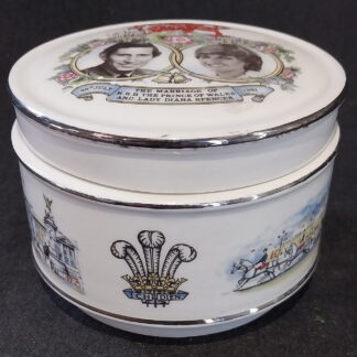 Sadler, England, 29th July 1981, Marriage of Prince Charles to Lady Diana, Lidded Bowl