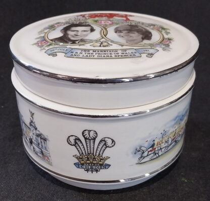 Sadler, England, 29th July 1981, Marriage of Prince Charles to Lady Diana, Lidded Bowl