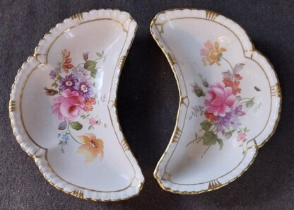 Royal Crown Derby Crescent Dish Derby Posies