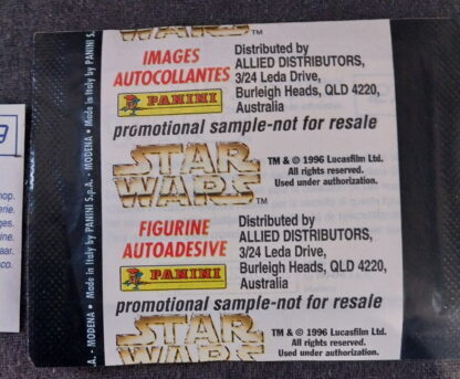 Star Wars Collector cards, Many unopened