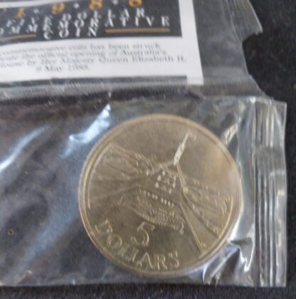 1988, Five Dollar Commemorative Coin,