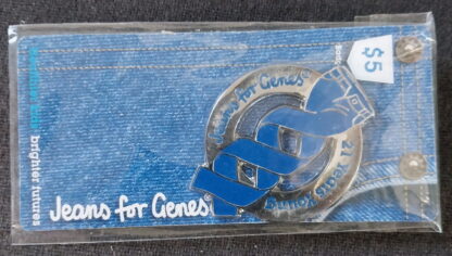 $5 Jeans for Genes, pin
