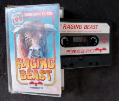 Commodore 64, C64, Game, Data Cassette, Raging Beast