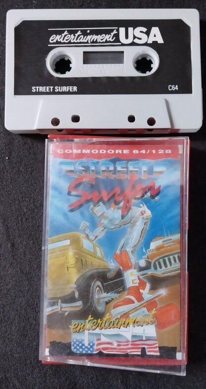 Commodore 64, C64, Game, Data Cassette, Street Surfer