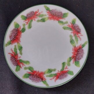 Waratah, Australia State Flower, Fine China, Side Plate