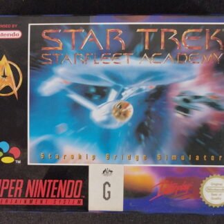Star Trek, Starfleet Academy, Super Nintendo, Cartridge, Game