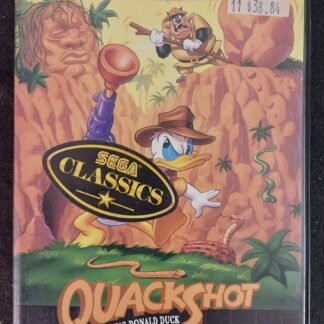 Quack Shot, Satring Donald Duck, Mega Drive, Sega Cartridge Game