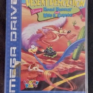 Desert Demolition, Road Runner and Wile e. Coyote, Mega Drive, Sega Cartridge Game