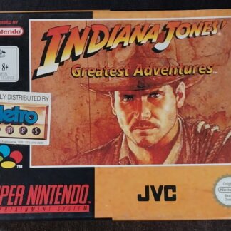 Indiana Jones, Greatest Adventure, Super Nintendo, Game Cartridge