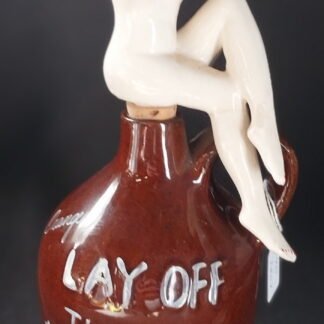 Lay off This is the old man’s private stuff, Lady on Jug