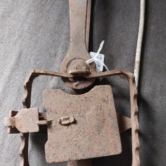 Spade Antique Rabbit / Fox Trap This is for ornamental purposes only. I have seen people make clocks, door bells and foot rests out of traps. this for your artistic freedom I have not altered these traps.