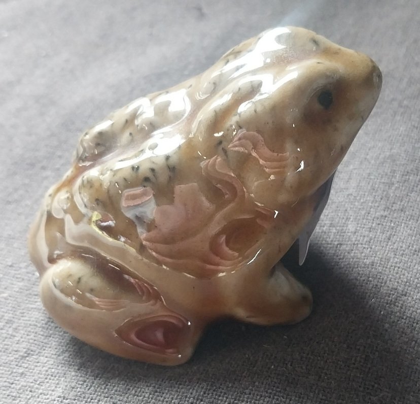 Terracotta Glazed Frog