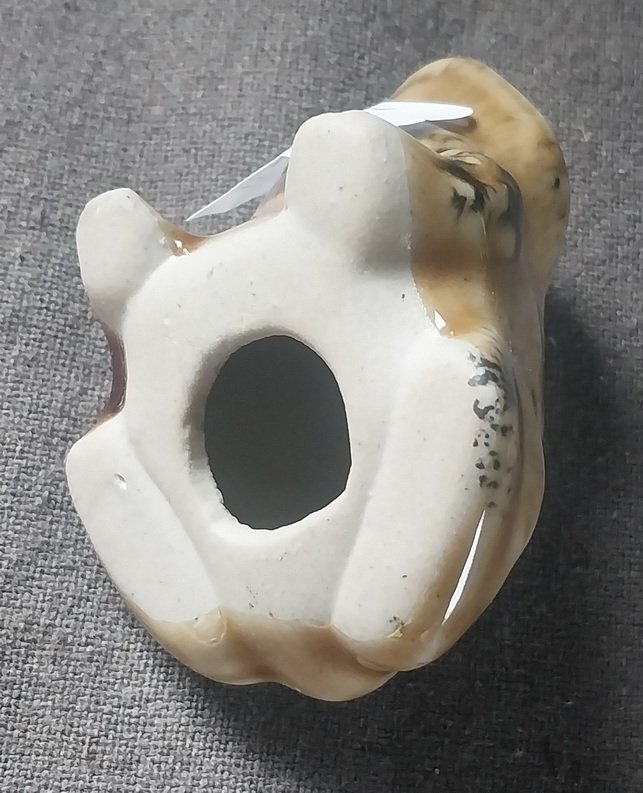 Terracotta Glazed Frog