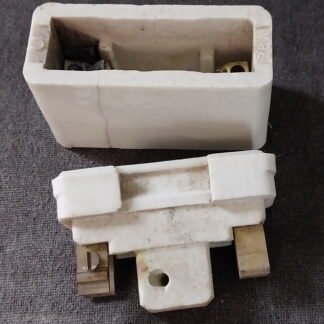 250V 8A-A1, Federal, Vintage Porcelain fuse holder